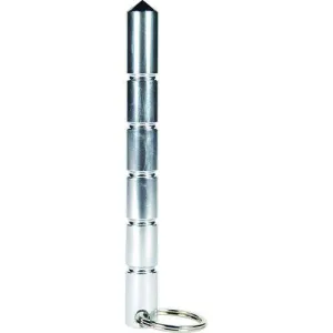 18) Units Silver Kubotan Key-Chain  Aircraft-Grade Aluminum