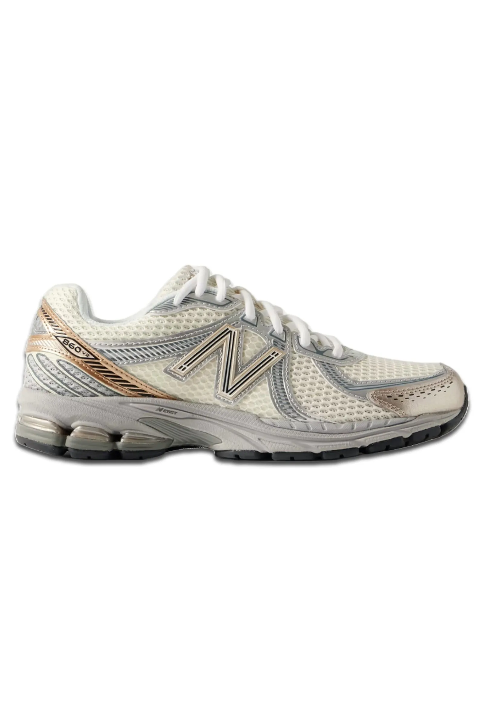 860v2 Ceres Rubber and Leather-trimmed Mesh Sneakers