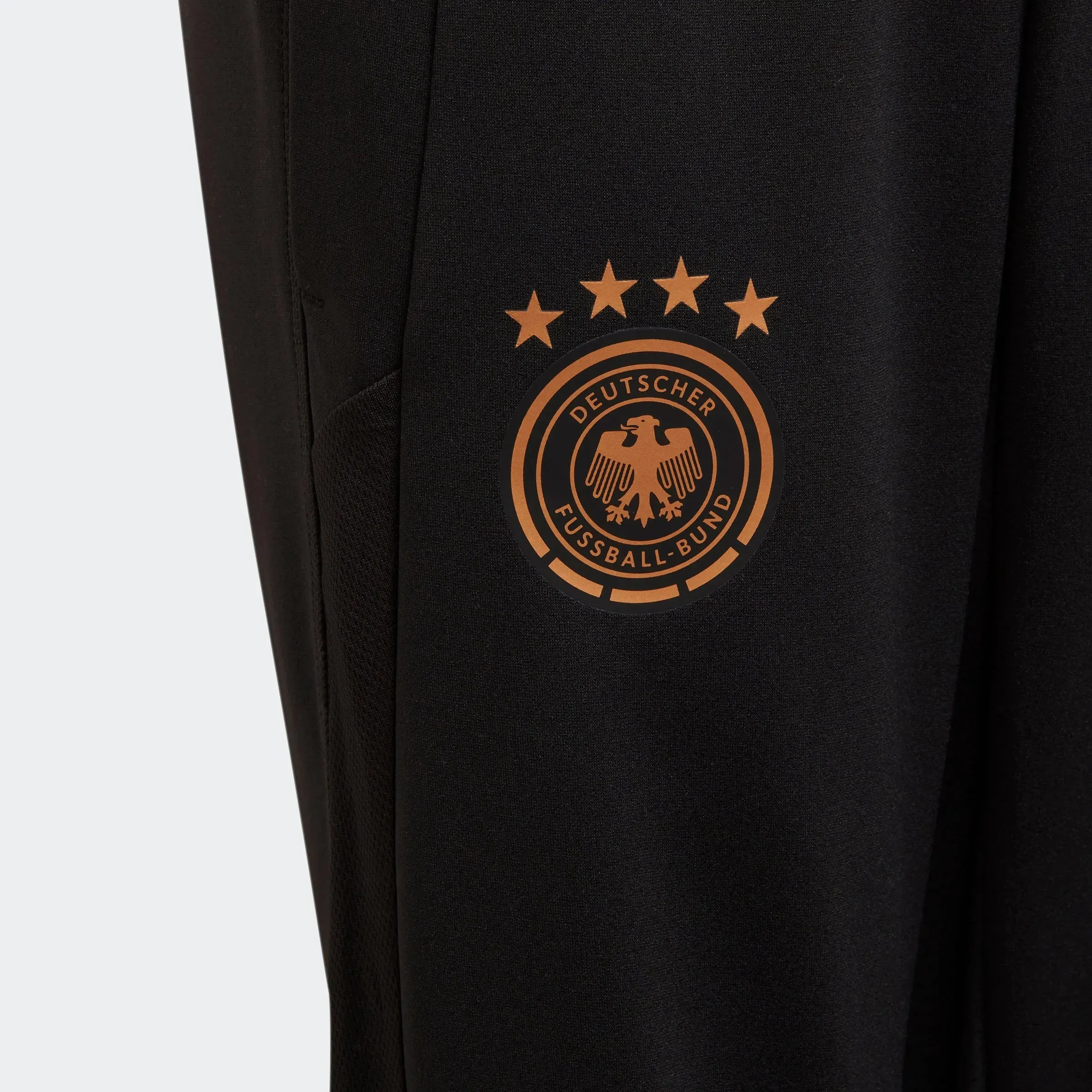 adidas 2022-23 Germany Youth Training Pants  - Black