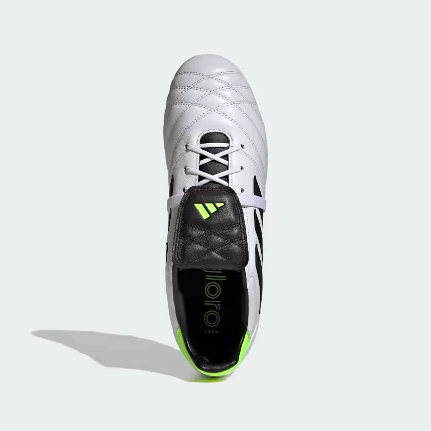 adidas Copa Gloro FG - White/Black/Lucid Lemon