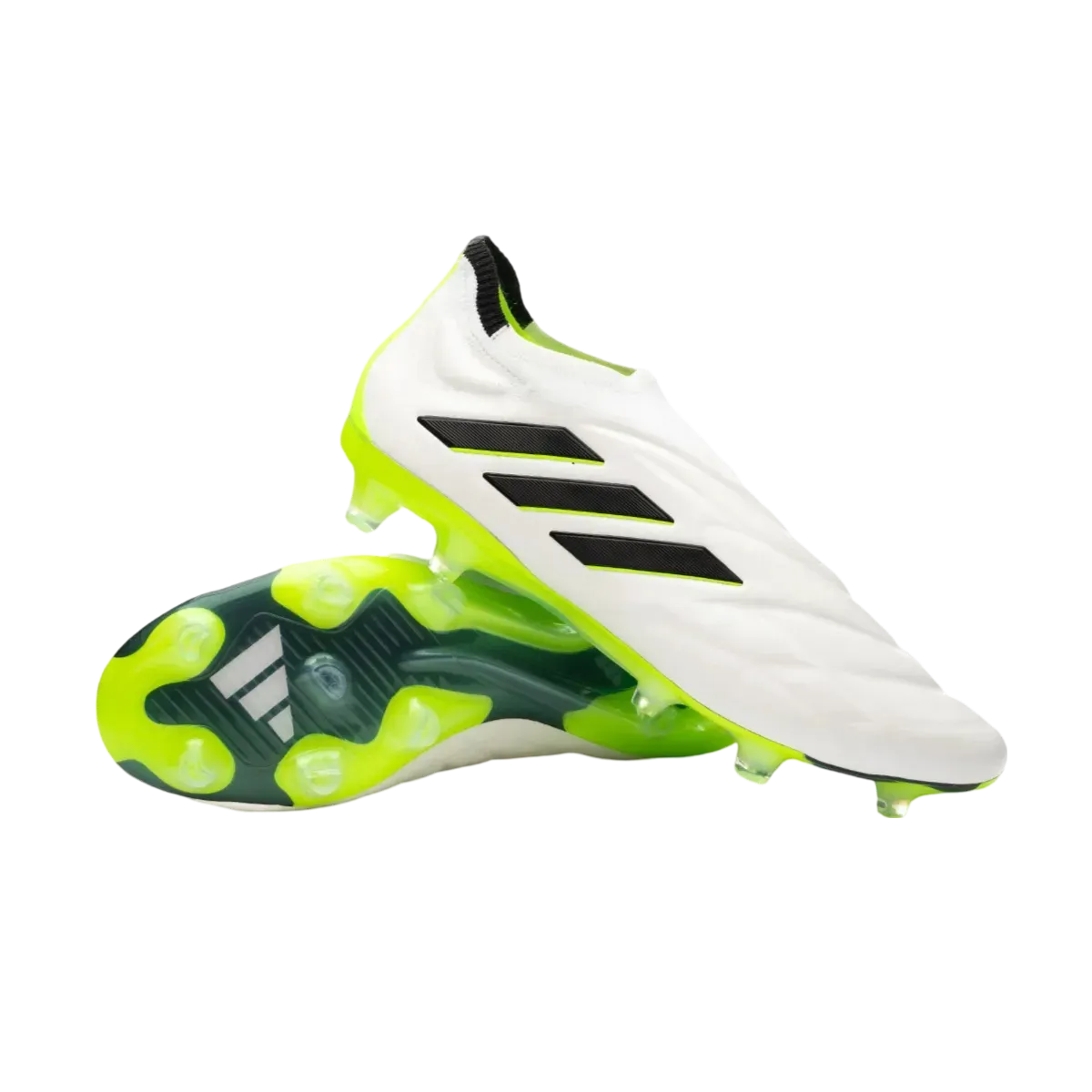 Adidas Copa Pure  FG White Black Lemon - Goatkits Boots