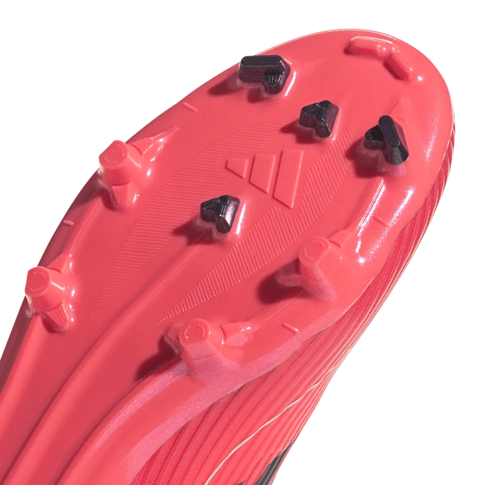 Adidas F50 League Mid-Cut FG Womens Football Boots (Turbo/Aurora Black/Platnium Metallic)