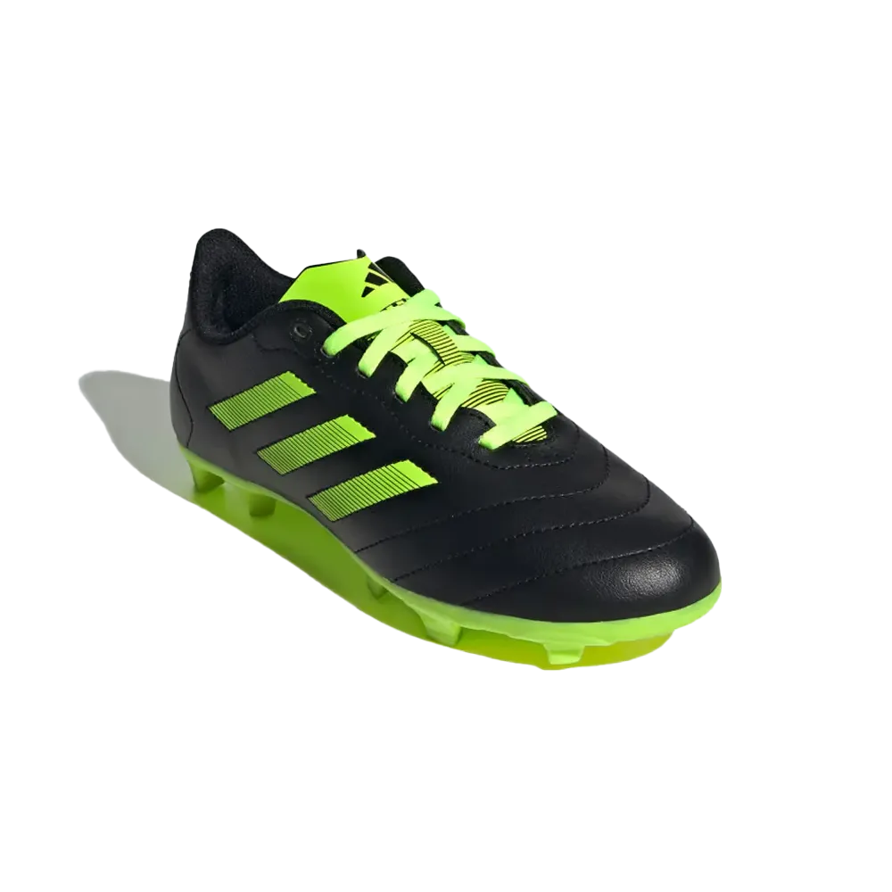 Adidas Goletto VIII Jnr FG Football Boots (Black/Lucid Lemon)