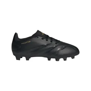 Adidas Kids Predator Club FxG Football Boot Black/Carbon/Gold