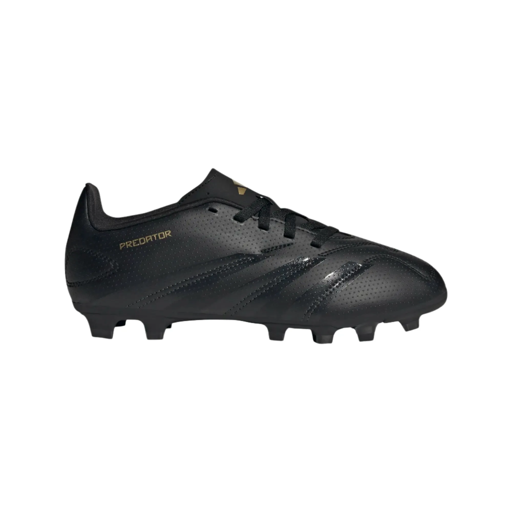 Adidas Kids Predator Club FxG Football Boot Black/Carbon/Gold
