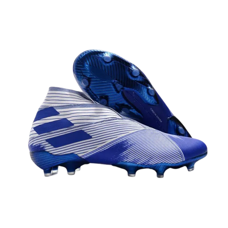 Adidas Nemeziz 19  FG Blue White - Goatkits Boots