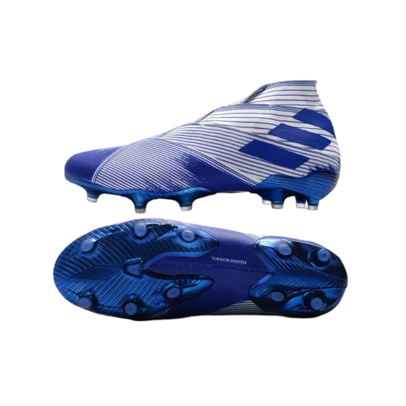 Adidas Nemeziz 19  FG Blue White - Goatkits Boots
