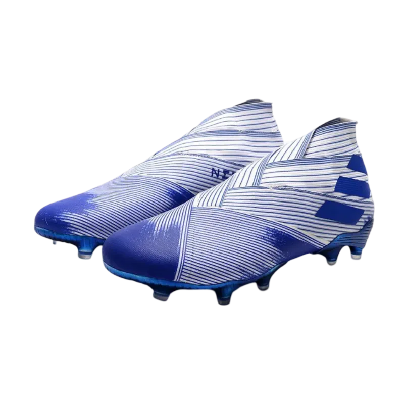 Adidas Nemeziz 19  FG Blue White - Goatkits Boots
