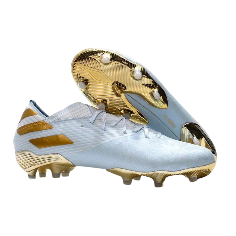 Adidas Nemeziz 19.1 FG Bold Aqua White Gold - Goatkits Boots