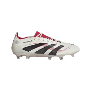 Adidas Predator Elite FG Football Boot (Off White/Core Black/Pure Ruby)