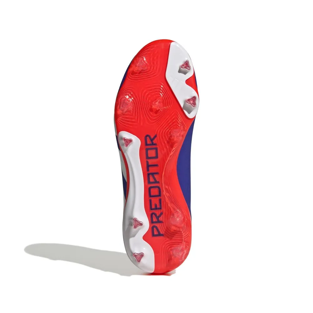 Adidas Predator Elite FG Jnr Football Boots (Lucid Blue/White/Solar Red)