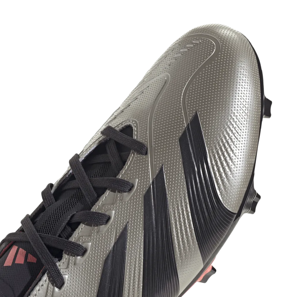 Adidas Predator League FG Football Boots (Platinum Metalic/Aurora Black/Turbo)