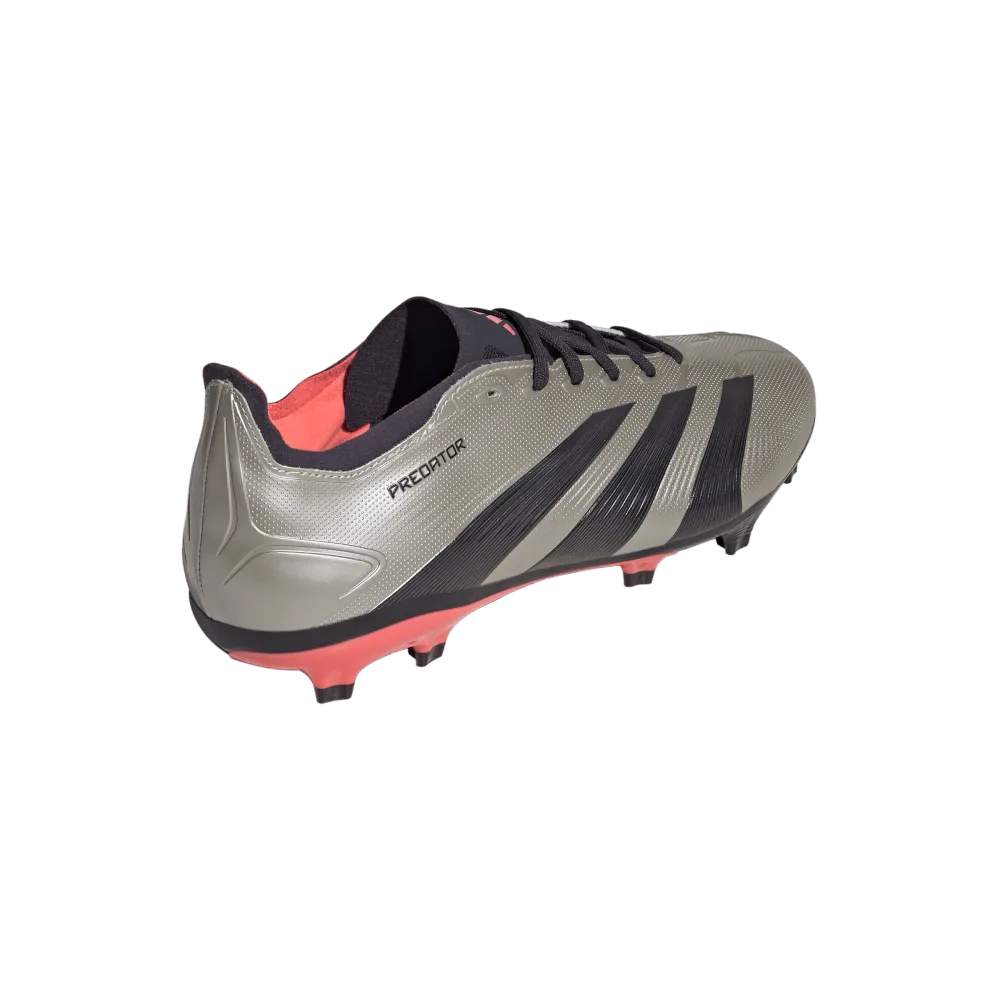 Adidas Predator League FG Football Boots (Platinum Metalic/Aurora Black/Turbo)