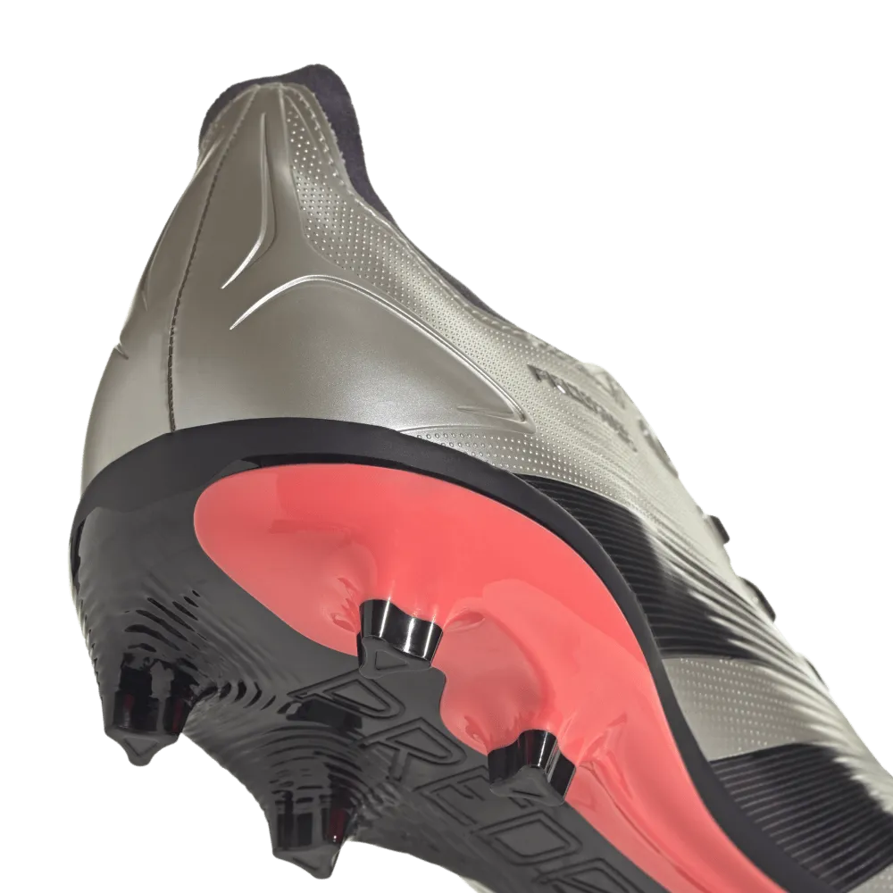 Adidas Predator League FG Football Boots (Platinum Metalic/Aurora Black/Turbo)