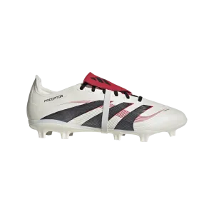 Adidas Predator League Fold-Over Tongue FG Football Boot (Off White/Core Black/Pure Ruby)