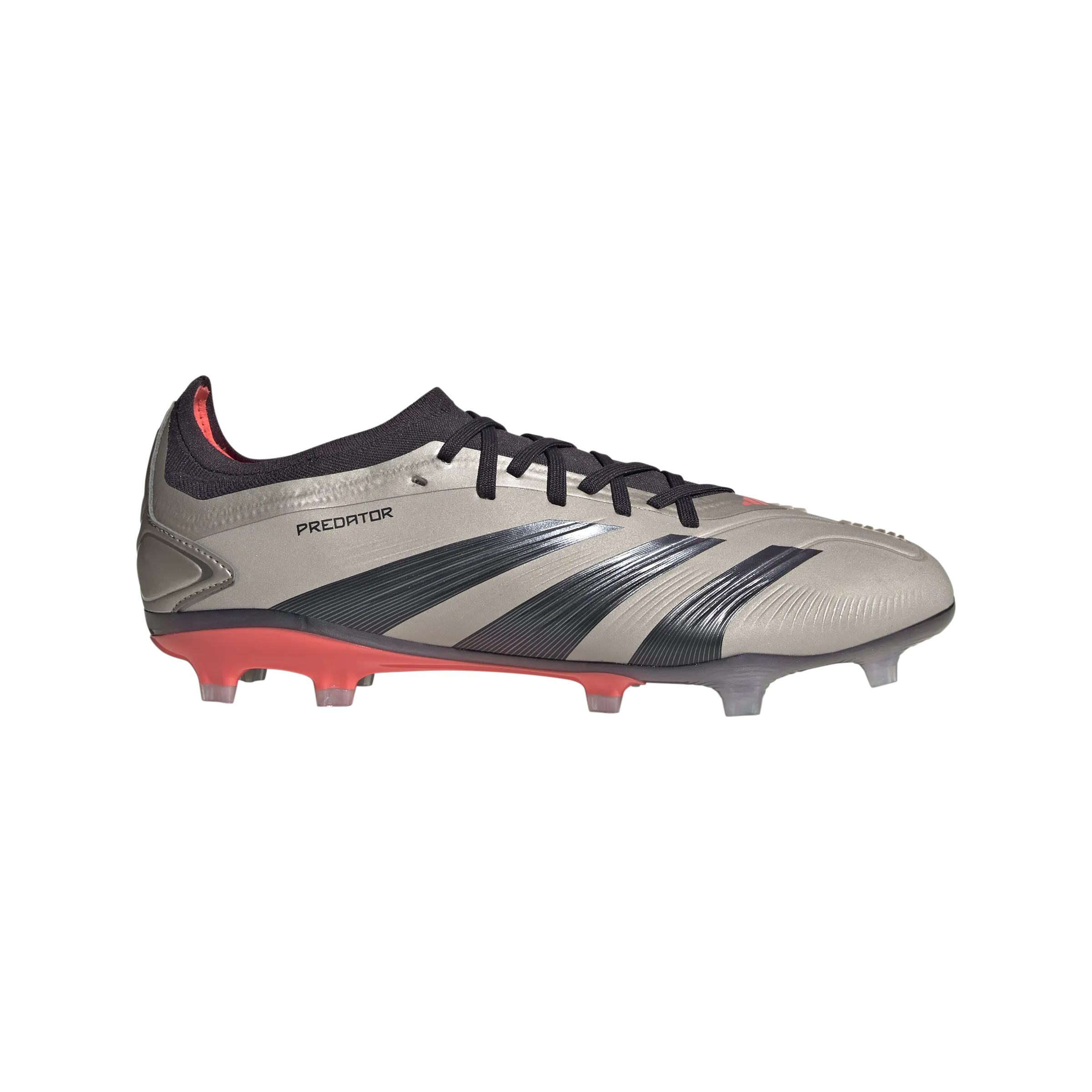 Adidas Predator Pro FG Football Boots (Platinum Metallic/Aurora Black/Carbon)