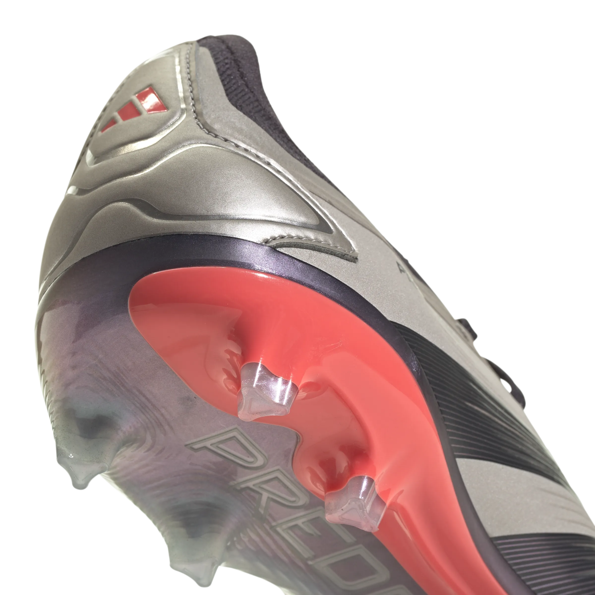 Adidas Predator Pro FG Football Boots (Platinum Metallic/Aurora Black/Carbon)