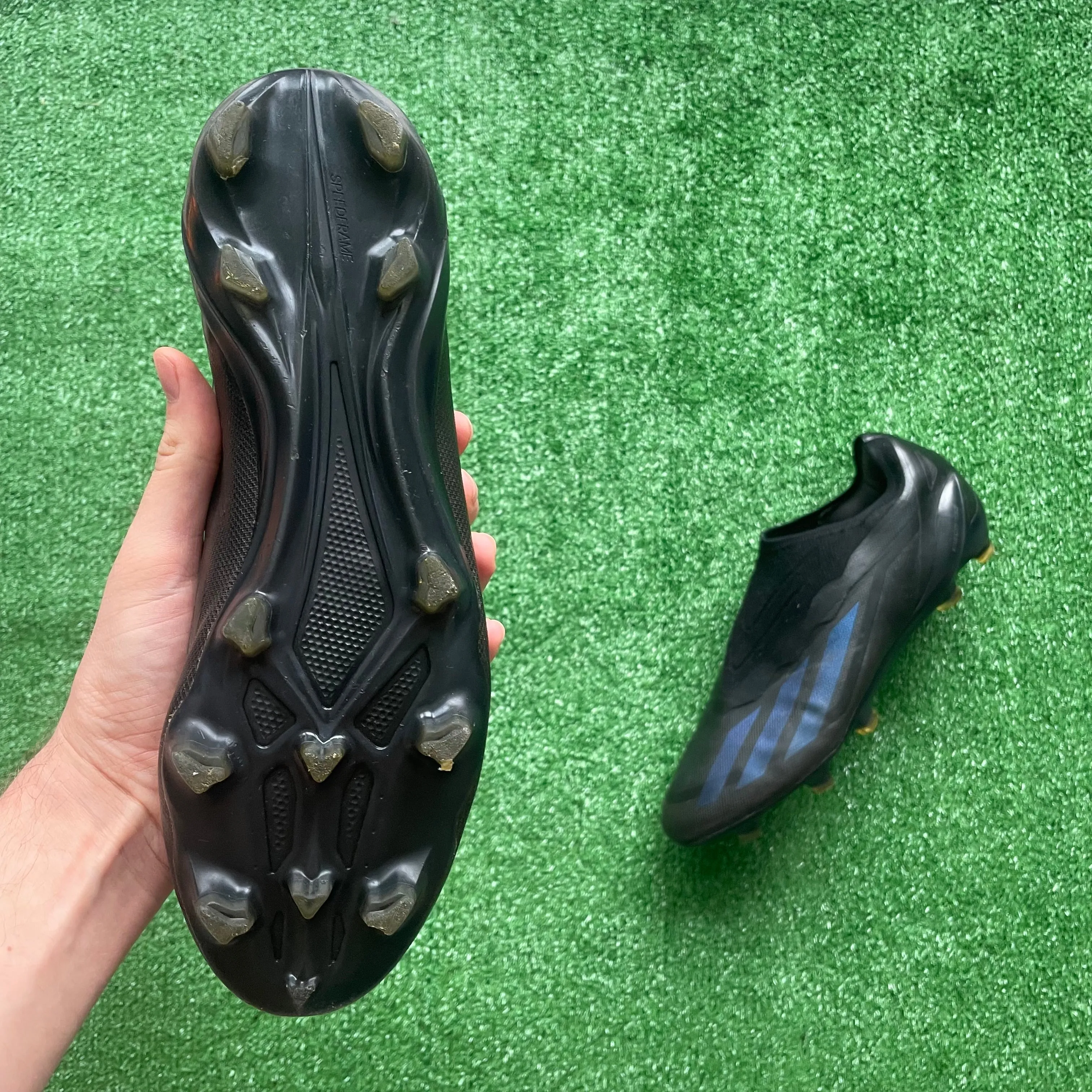 Adidas X Crazyfast.1 L Black FG Football Boots (Pre-Loved) - Size UK 10.5