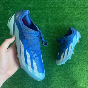 Adidas X Crazyfast.1 L Blue SG Football Boots (Pre-Loved) - Size UK 10