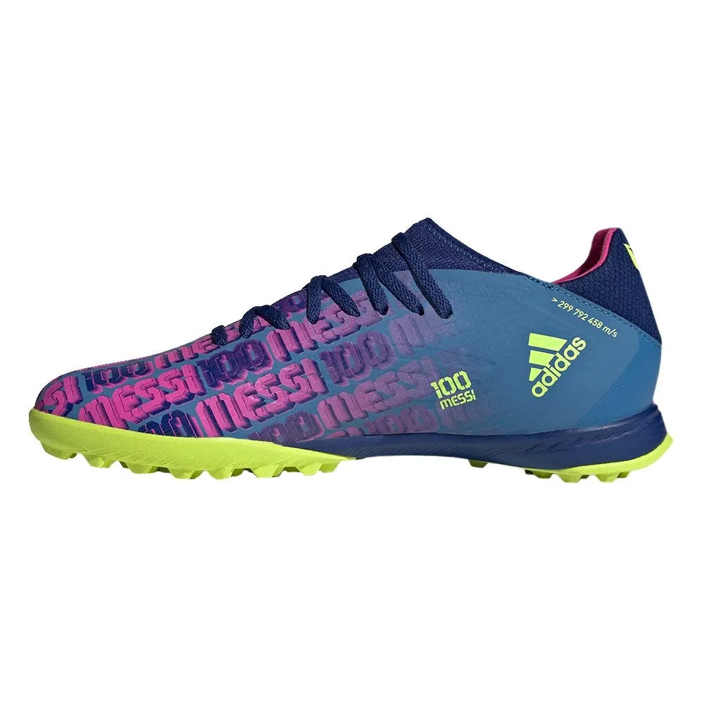 adidas X SPEEDFLOW Messi .3 TF - VictoryBlue/ShockPink/SolarYellow