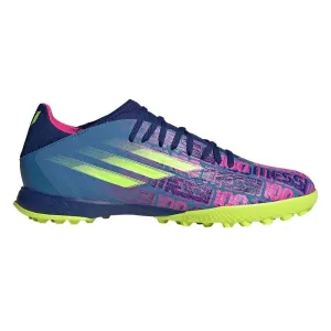 adidas X SPEEDFLOW Messi .3 TF - VictoryBlue/ShockPink/SolarYellow
