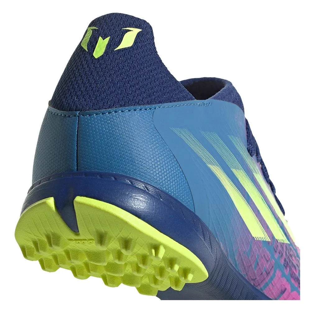 adidas X SPEEDFLOW Messi .3 TF - VictoryBlue/ShockPink/SolarYellow