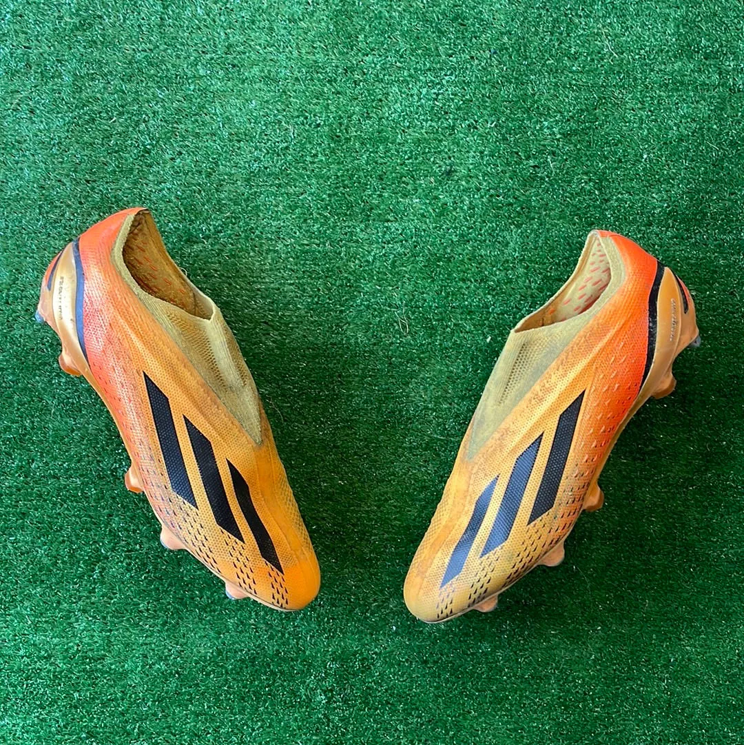 Adidas X Speedportal   Orange SG Football Boots (Pre-Loved) - Size UK 10