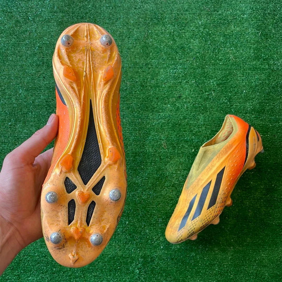 Adidas X Speedportal   Orange SG Football Boots (Pre-Loved) - Size UK 10