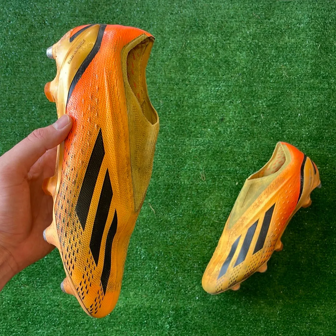 Adidas X Speedportal   Orange SG Football Boots (Pre-Loved) - Size UK 10