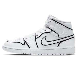 Air Jordan 1 Mid SE Wmns 'Iridescent Trim'