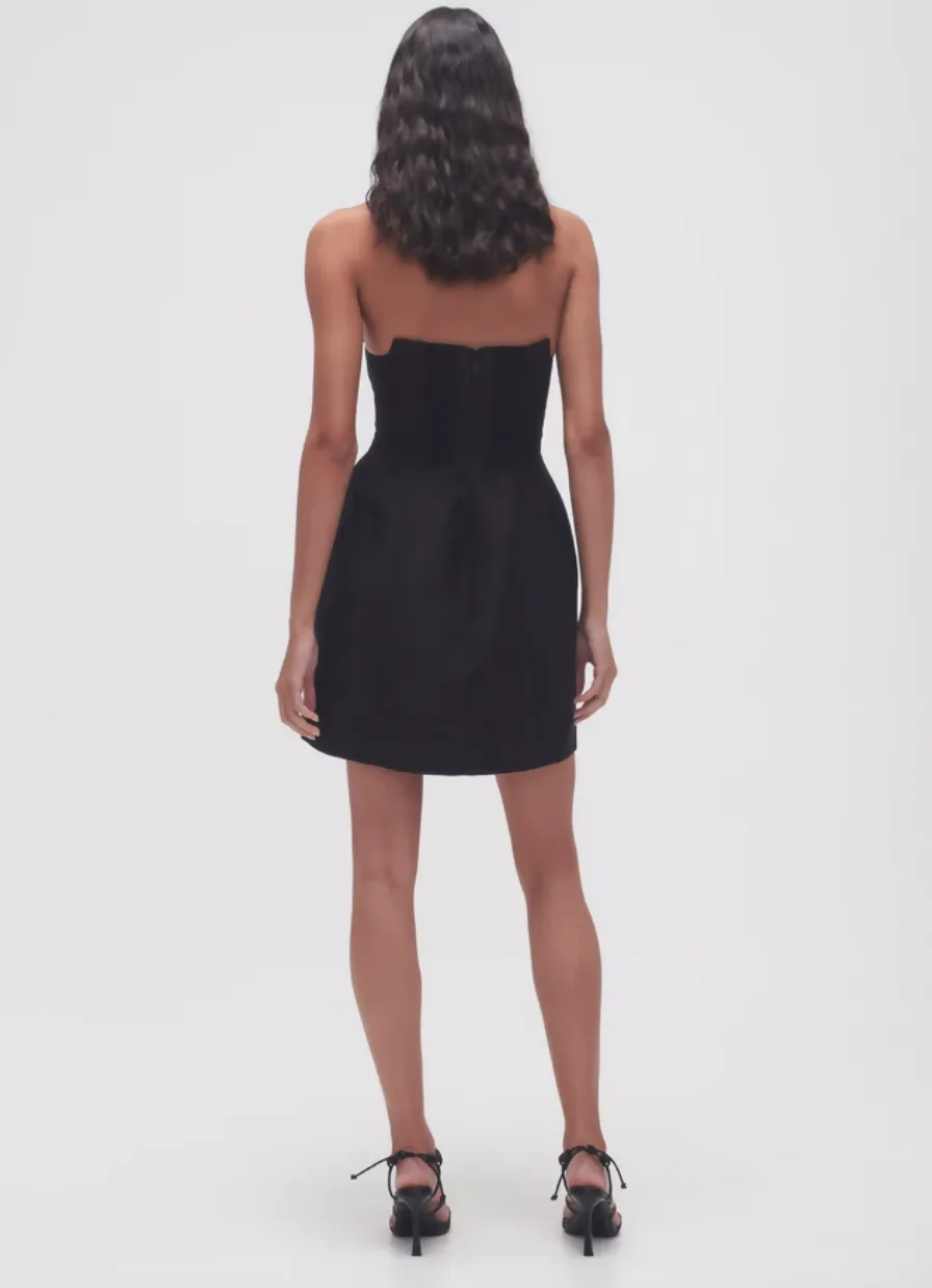 Aje Baret Strapless Mini Dress