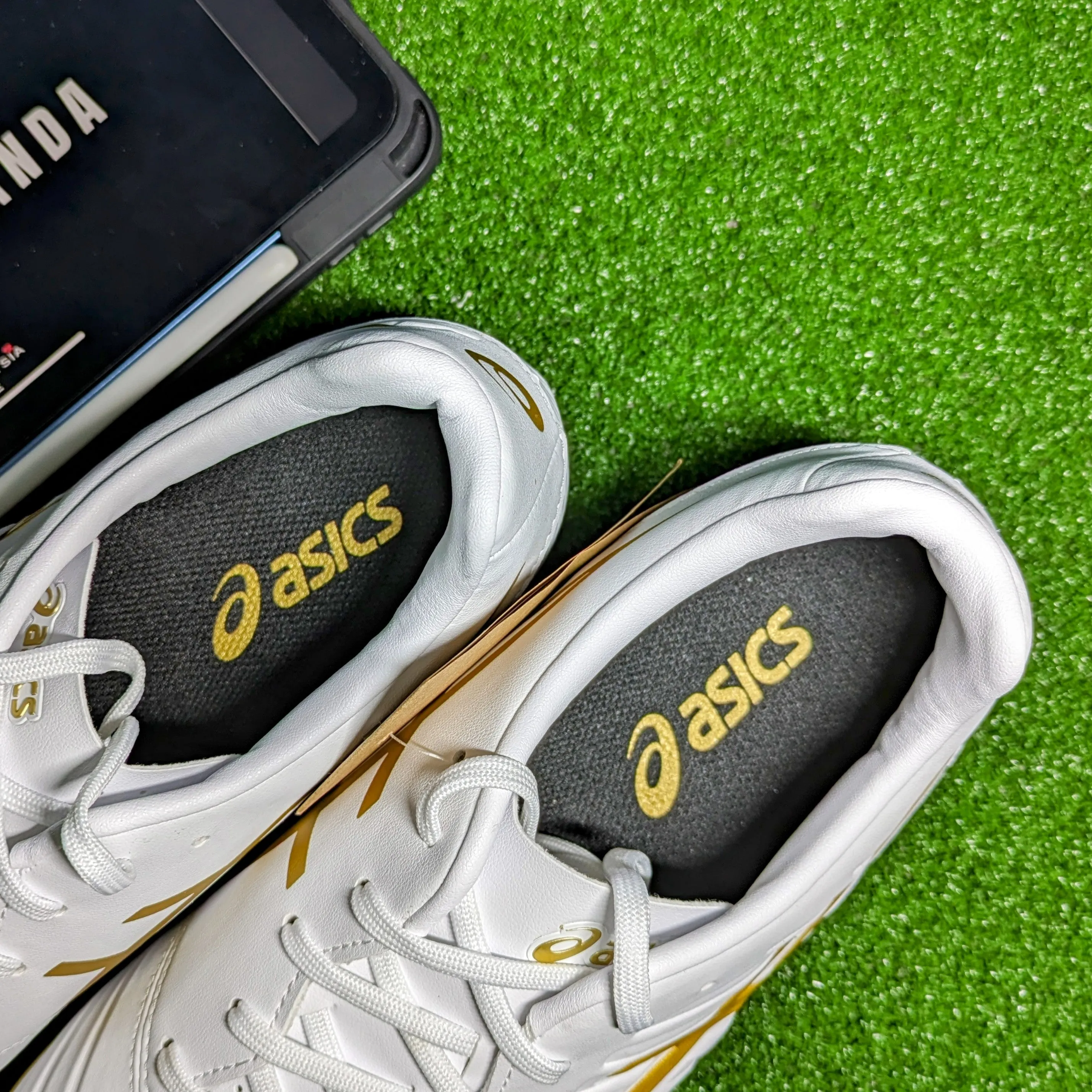 Asics DS Light Club Wide(White/Rich Gold)