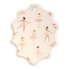 Ballerina Plates (x 8)