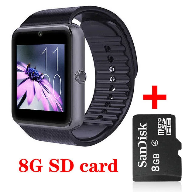 Bluetooth Smart Watch Z60 WristWatch Wearable Devices For Android Phone With Camera Support SIM Card