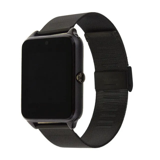 Bluetooth Smart Watch Z60 WristWatch Wearable Devices For Android Phone With Camera Support SIM Card