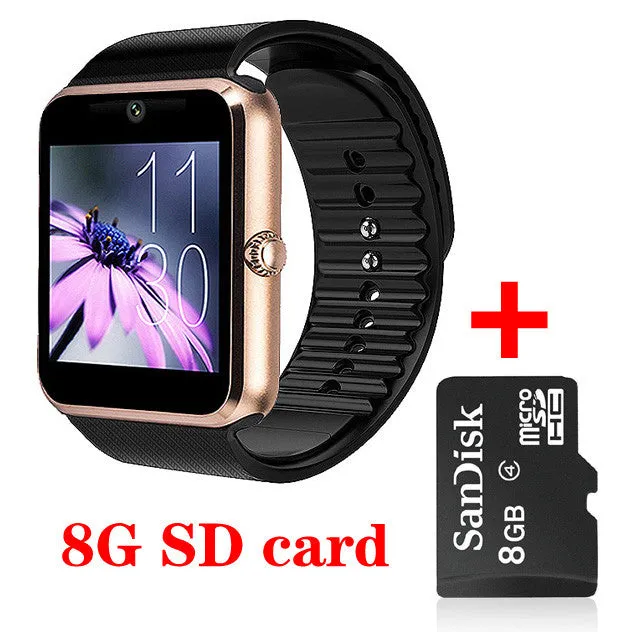 Bluetooth Smart Watch Z60 WristWatch Wearable Devices For Android Phone With Camera Support SIM Card