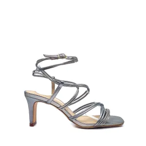 Brazilo 54212 Pewter Heeled Sandal