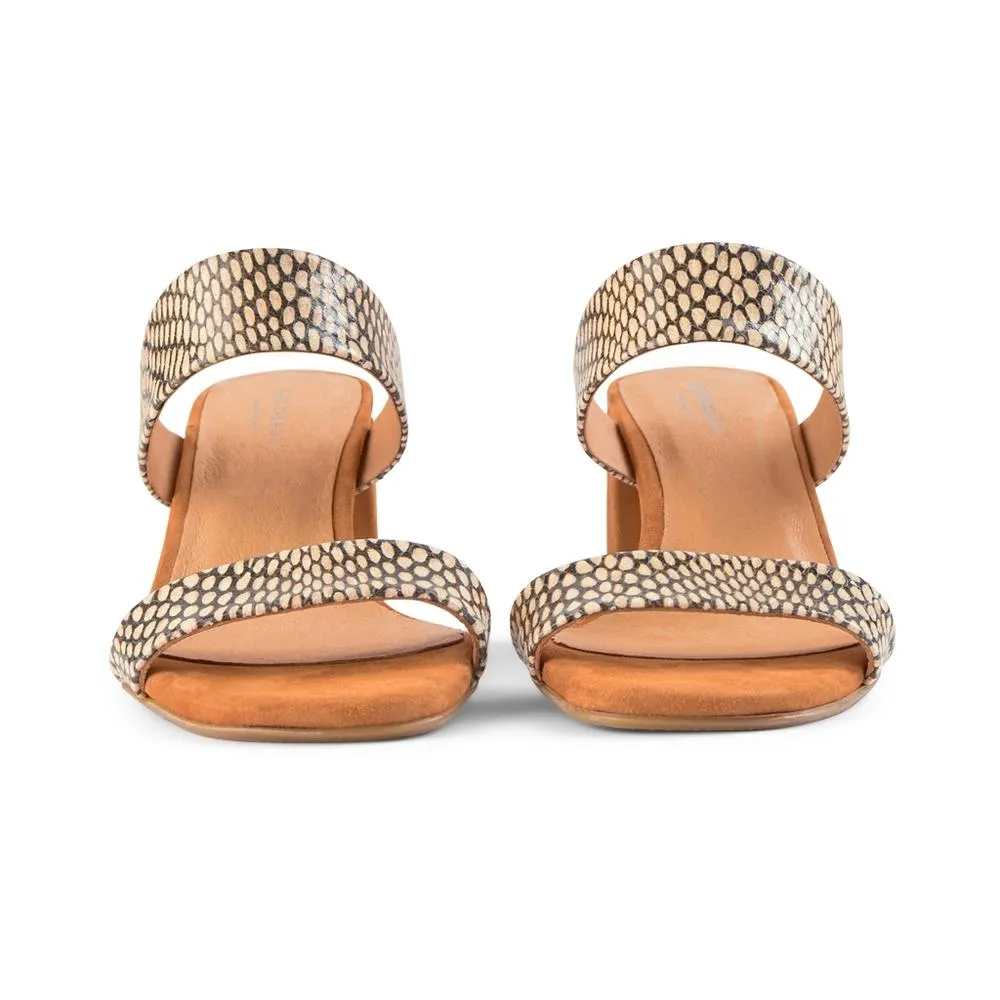 Caren Heeled Suede Sandal - MIX