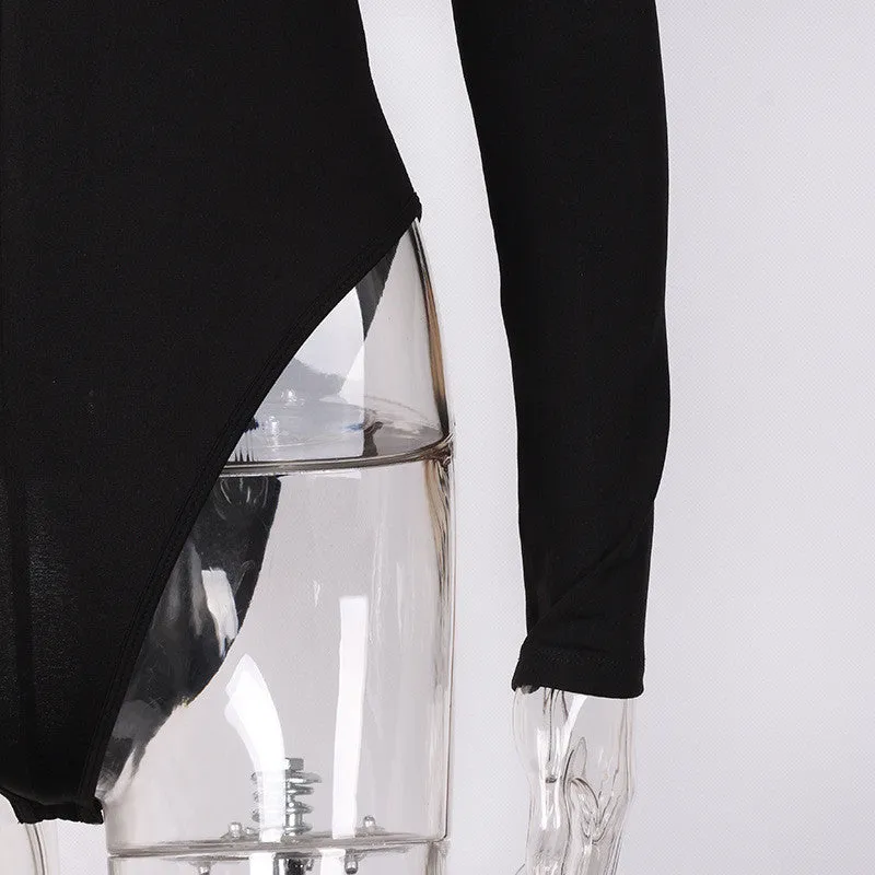 Casual Fitness Rompers Long Sleeve Regular Zipper Jumpsuit Fashion Streetwear Outfits Overalls Bodysuit
