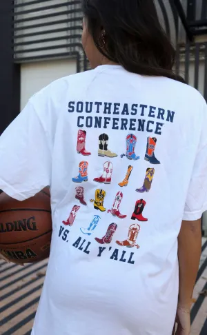 charlie southern: sec boots t shirt