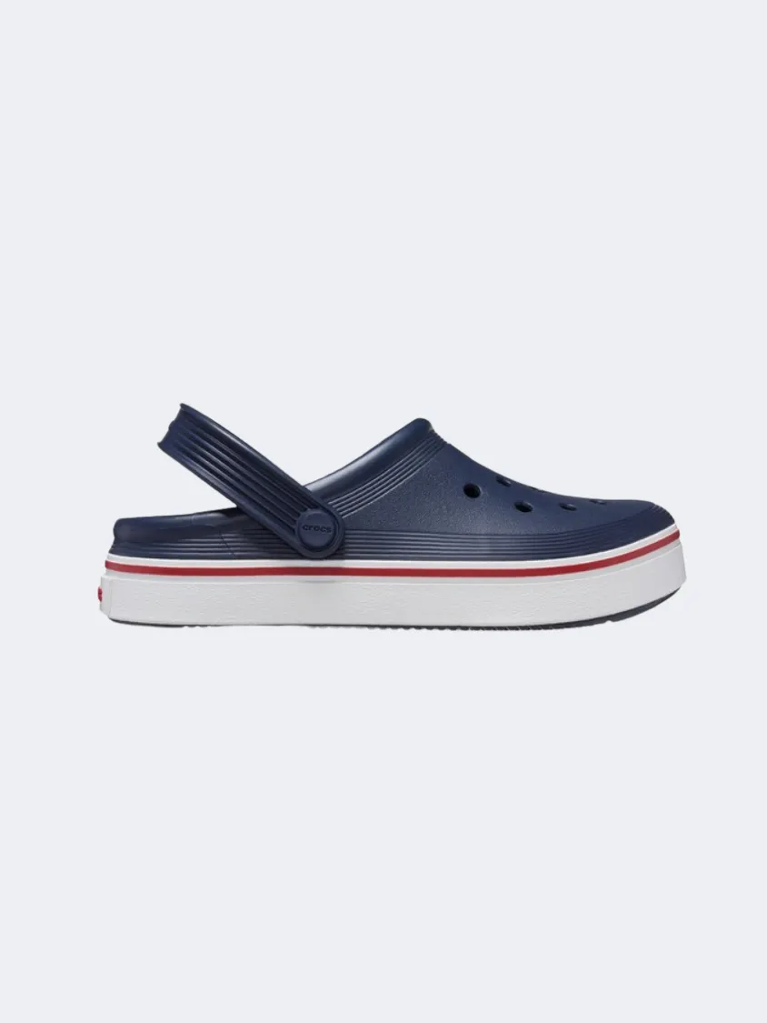 Crocs Off Court Clog Infant-Boys Lifestyle Slippers Navy/White /Red