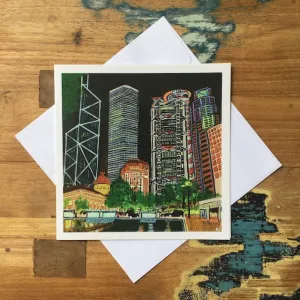 diFV-art Statue Square Greeting Card