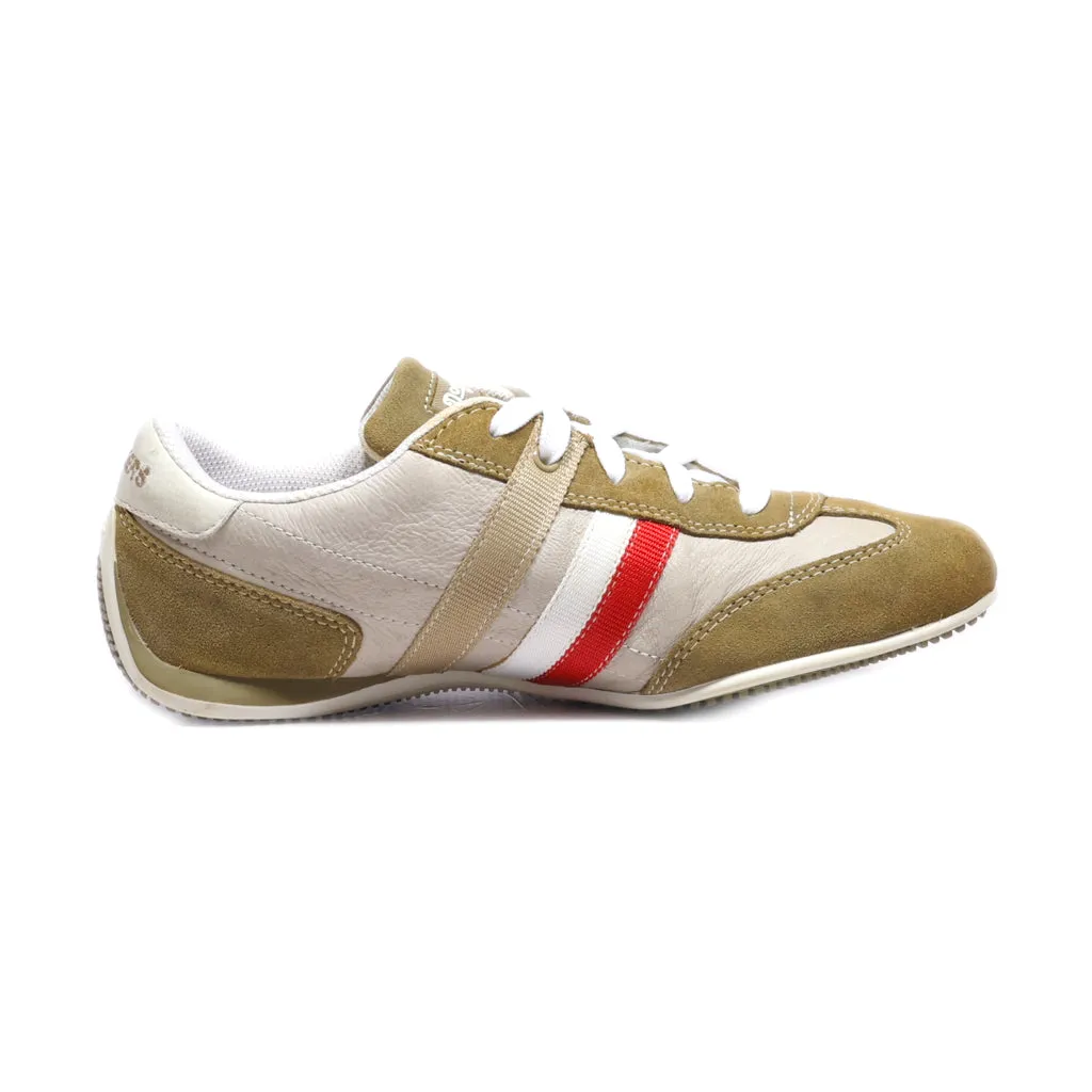 Dockers Low-Top Sneakers Leather Brown Colour For Women