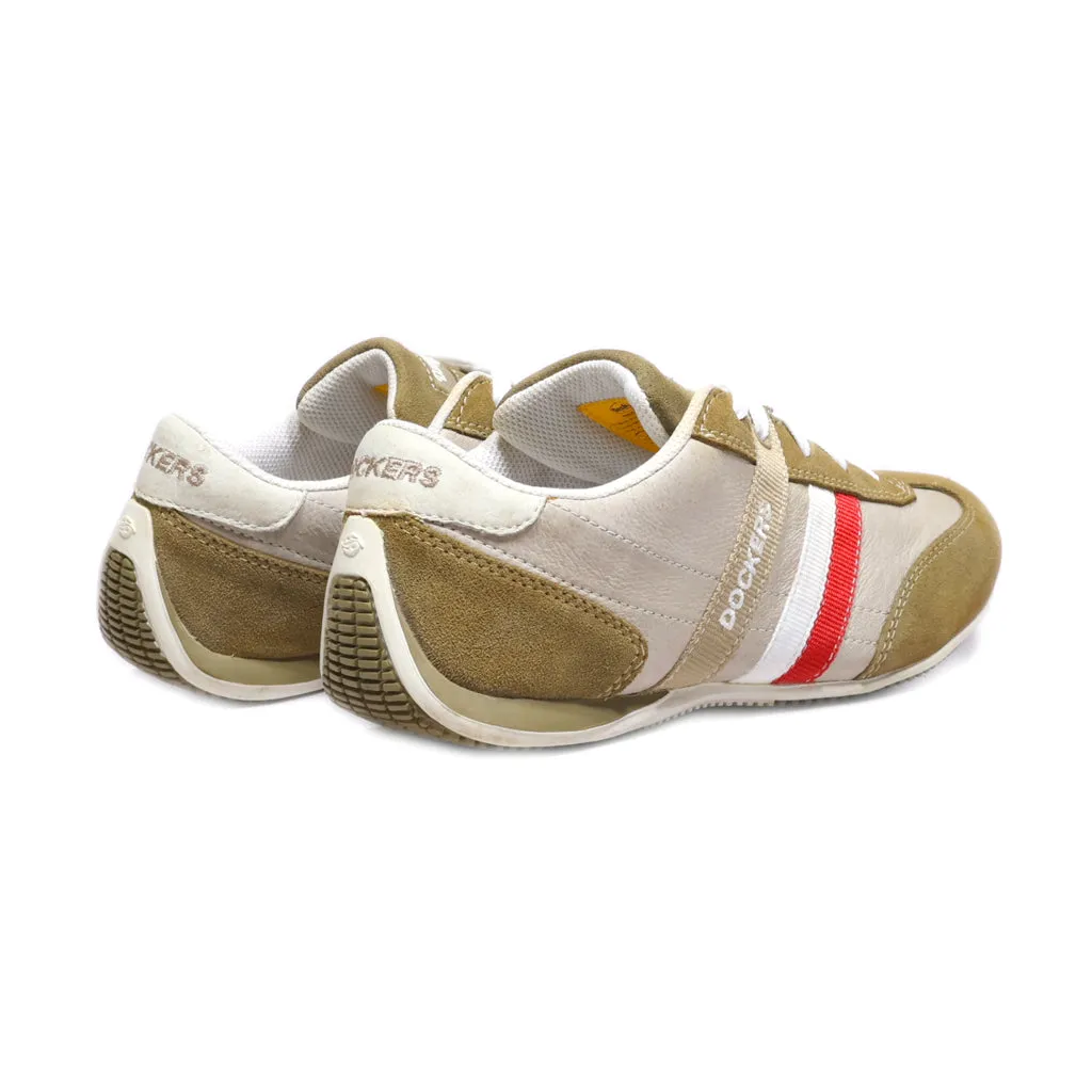 Dockers Low-Top Sneakers Leather Brown Colour For Women