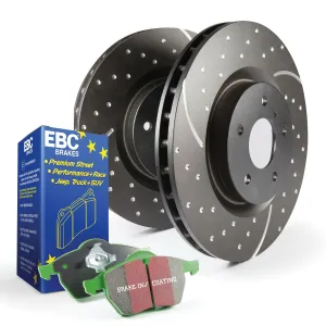 EBC Brakes S10KR1100 S10 Kits Greenstuff 2000 and GD Rotors