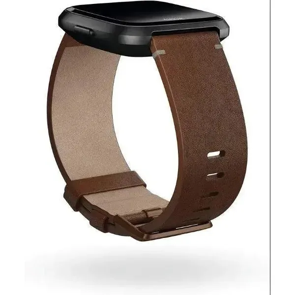 Fitbit Versa Leather Band - Cognac Small