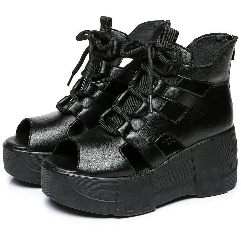 GT228 Women's Casual Shoes: Flat Sandals and Brown Boots