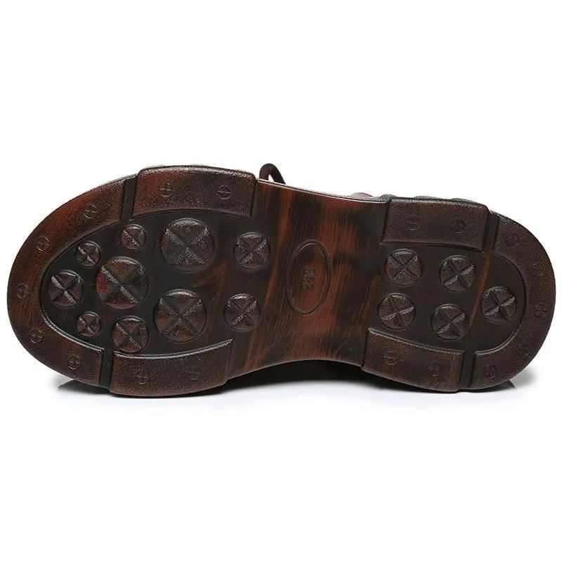 GT228 Women's Casual Shoes: Flat Sandals and Brown Boots