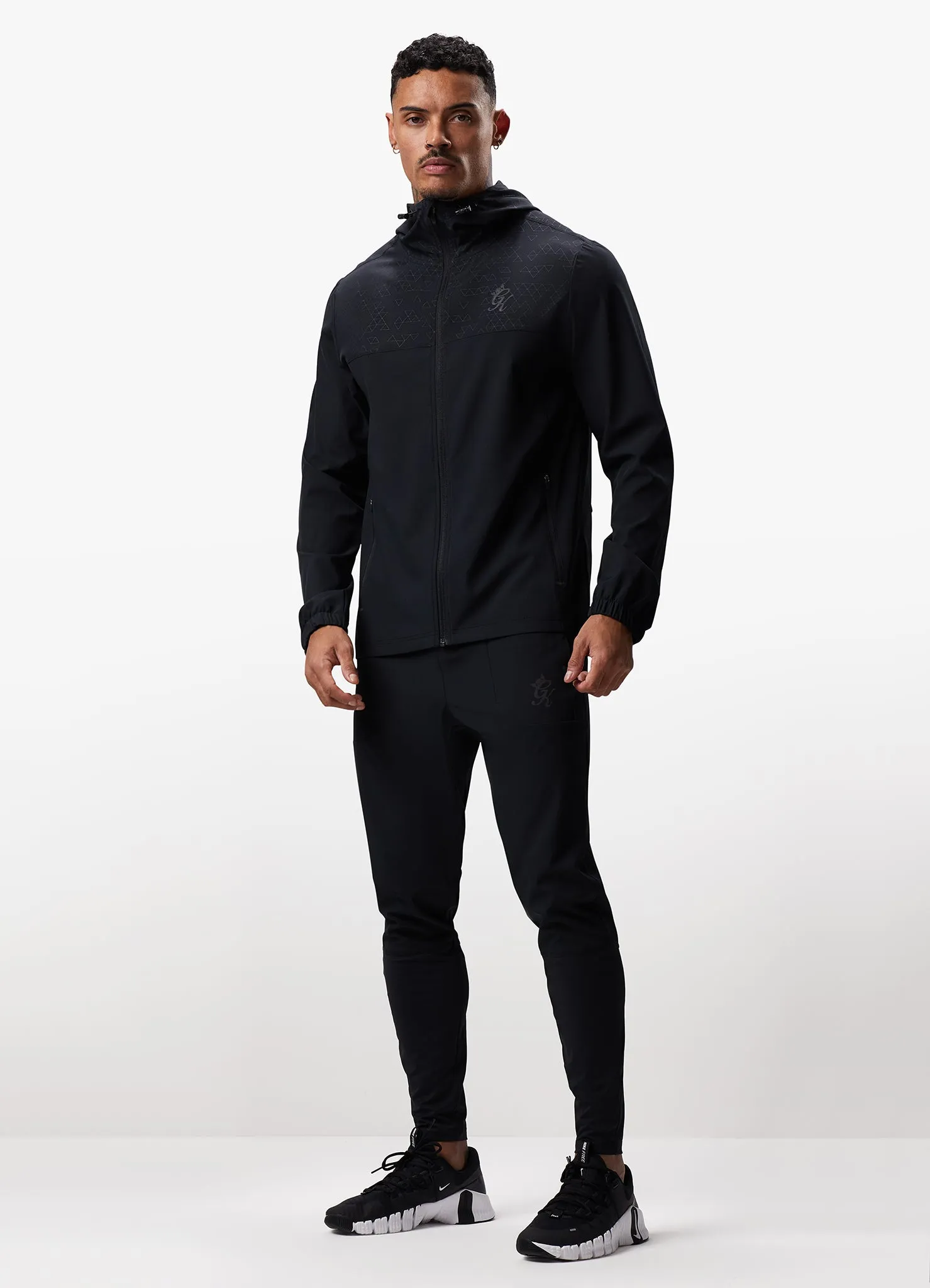 Gym King Debossed 2.0 Jogger - Black