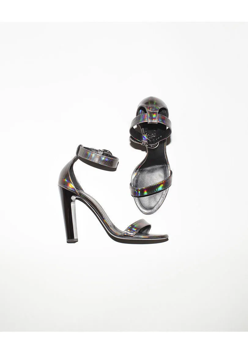 Heeled Ankle Strap Sandal